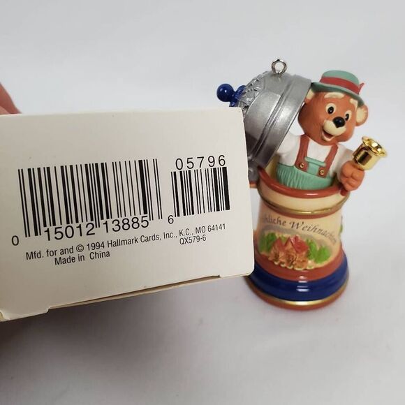 Vintage Cheers to You,1994 Christmas Hallmark Collectible Ornament - Picture 3 of 4